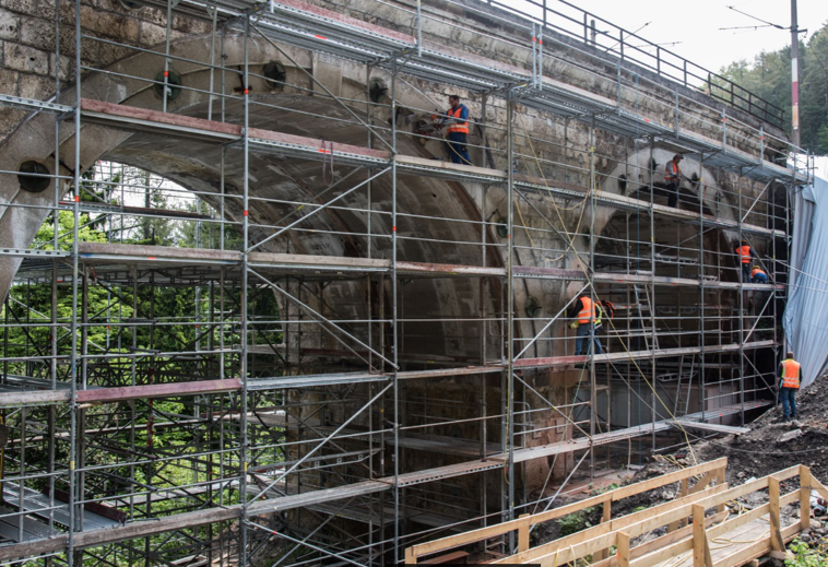 Sanierung Kartnerkogelviadukt Semmering - Edilizia ferroviaria