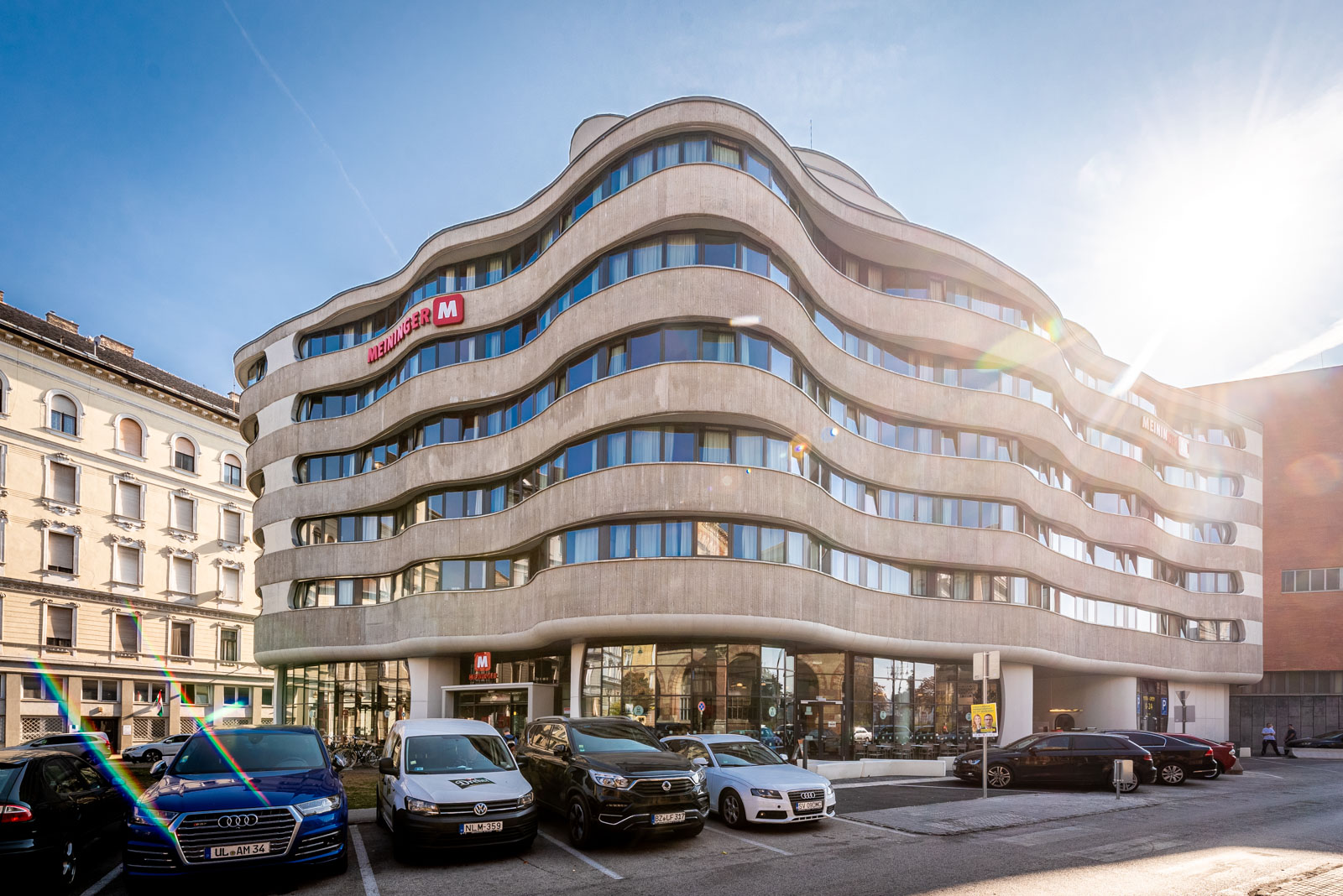 Hotel épület, Meininger, Budapest - Costruzione edilizia