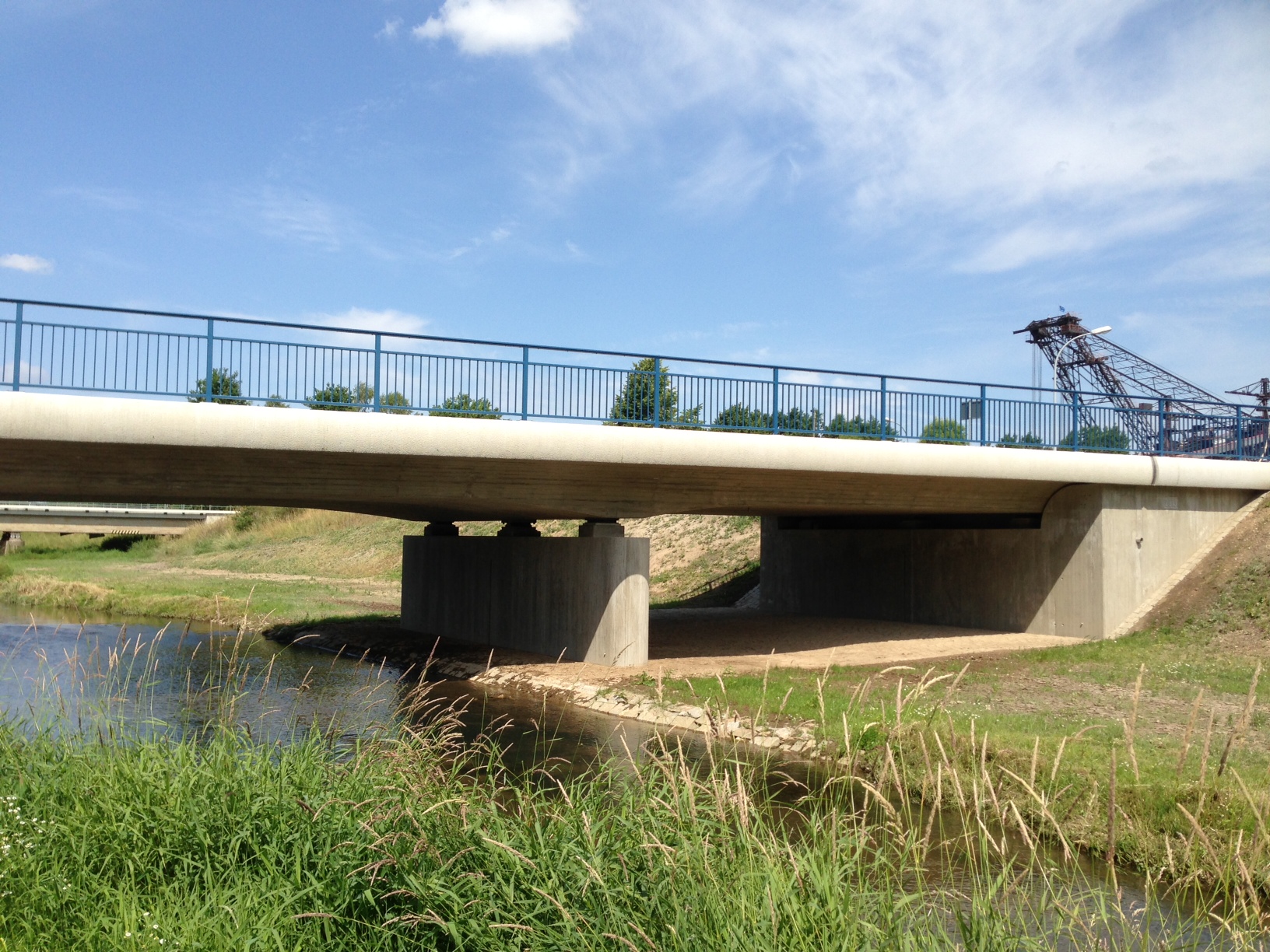 Hagenwerder - B 99, Brücke über die Pließnitz  - Edilizia stradale e costruzione di ponti