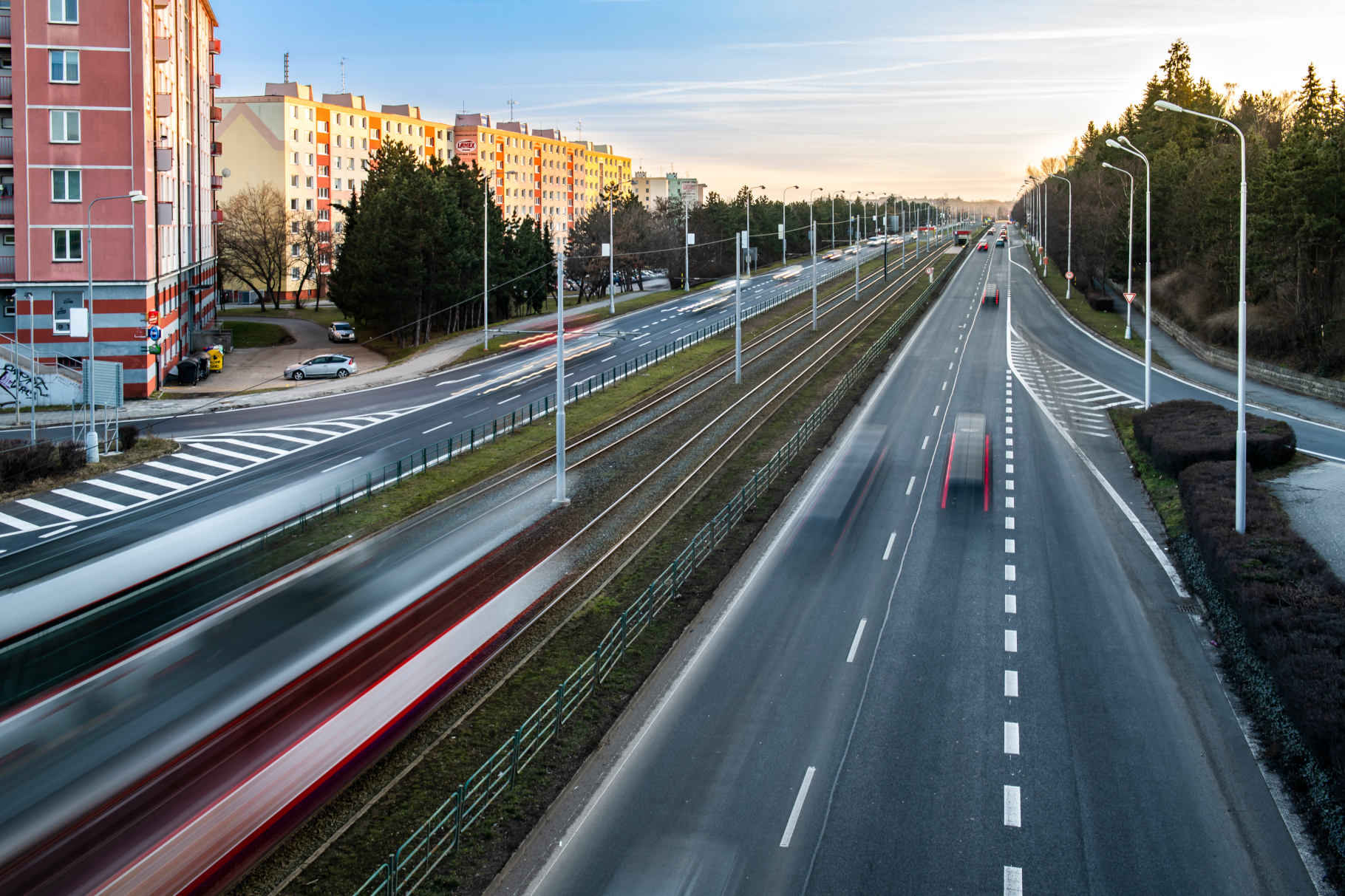 Olomouc – rekonstrukce ul. Brněnská - Edilizia stradale e costruzione di ponti