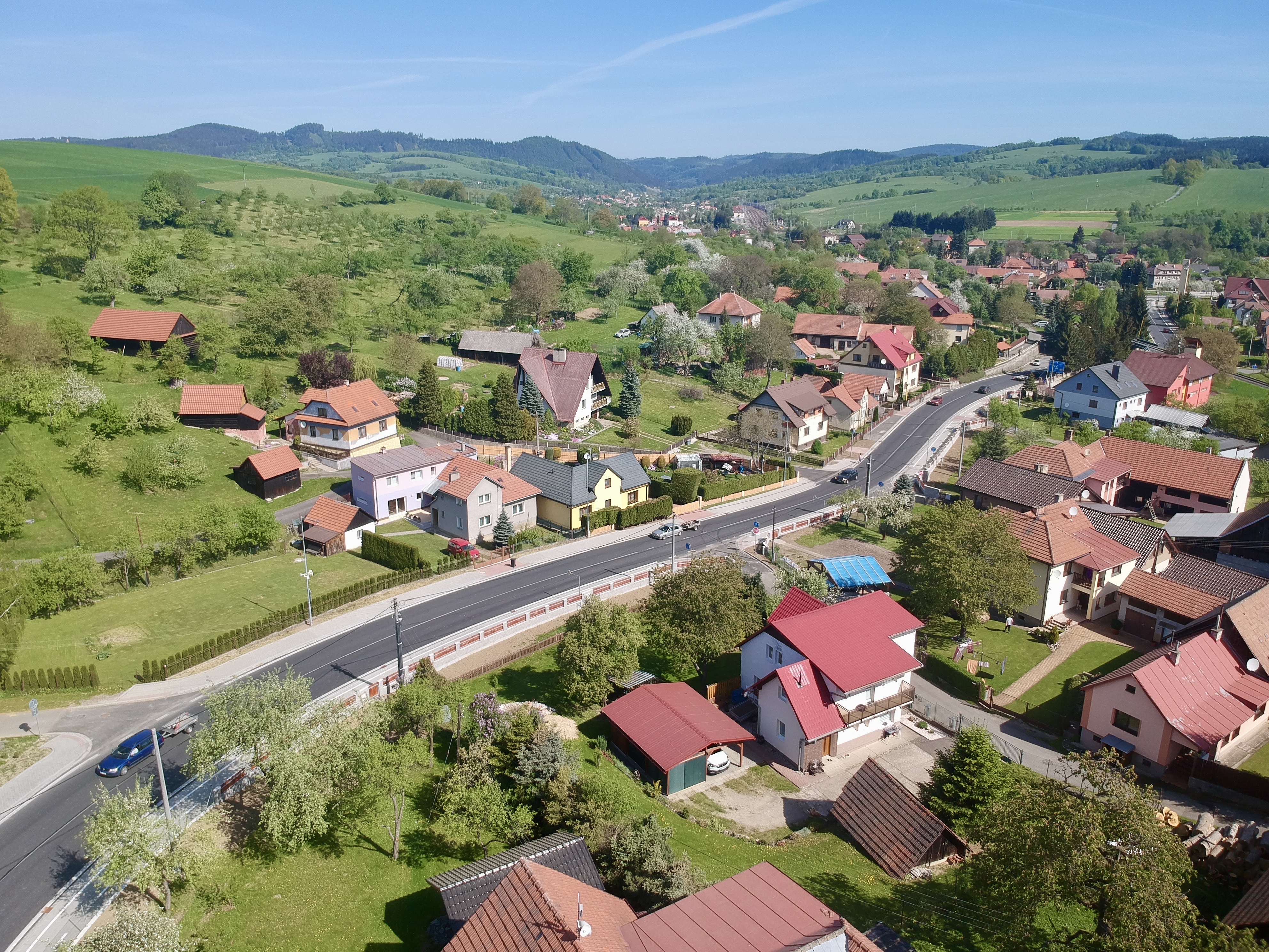 Horní Lideč – revitalizace dopravního prostoru - Edilizia stradale e costruzione di ponti