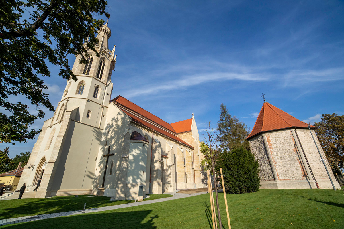 A Sankt Michael templom felújítása, Sopron - Costruzione edilizia
