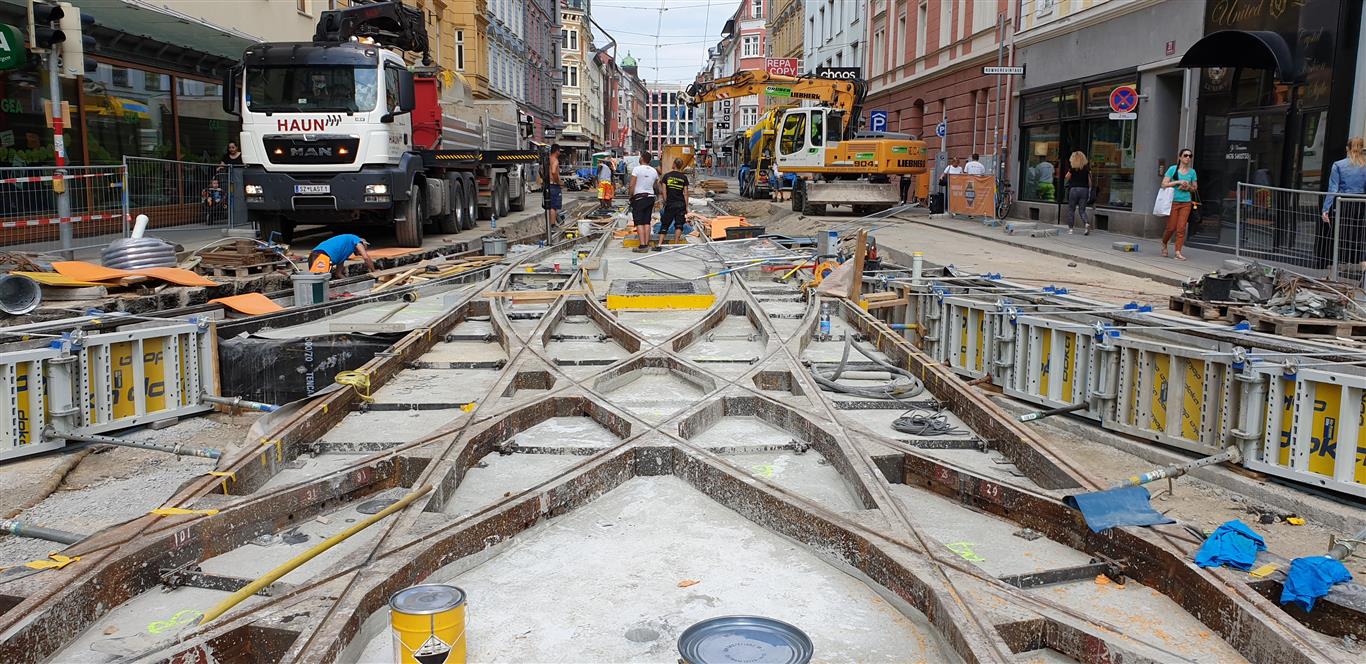 Sanierung Anichstraße/ Bürgerstraße  - Ingegneria civile