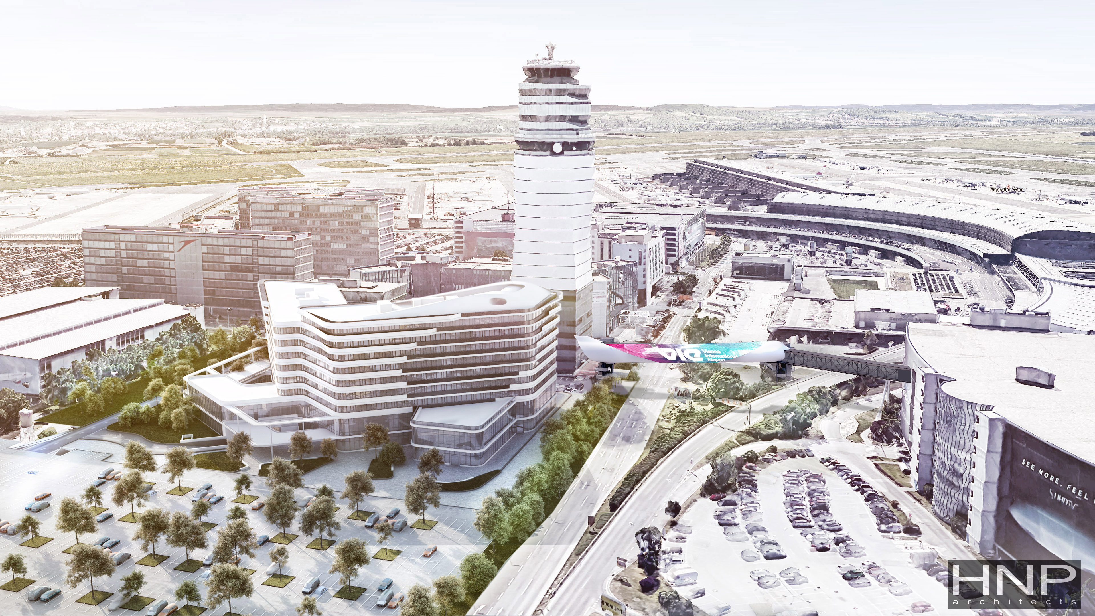 Office Park 4 , Flughafen Schwechat  - Costruzione edilizia