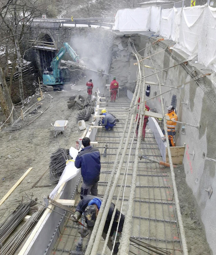 Tiefbau-Arbeiten, Mairtalbrücke - Ingegneria civile