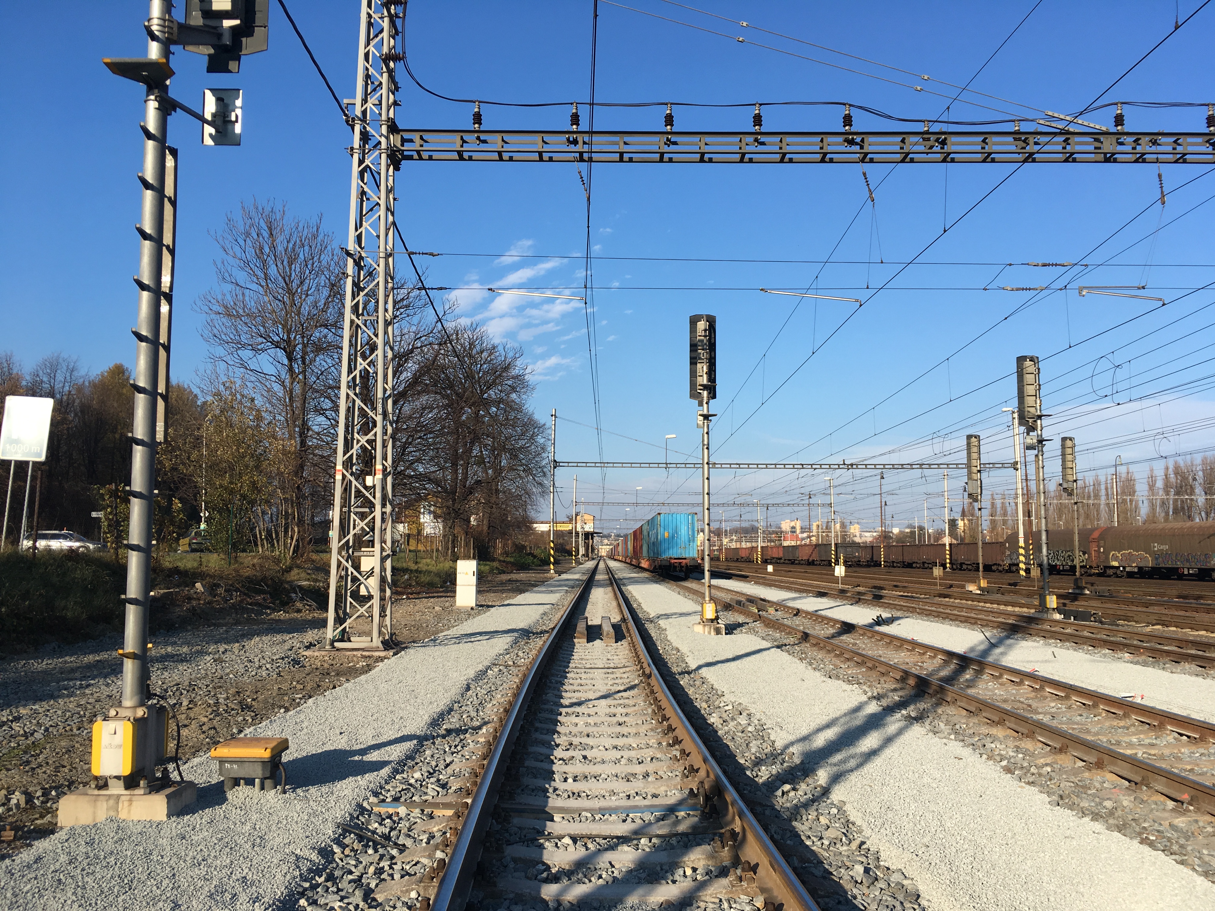 Oprava kolejí v žel. stanici Český Těšín  - Edilizia ferroviaria