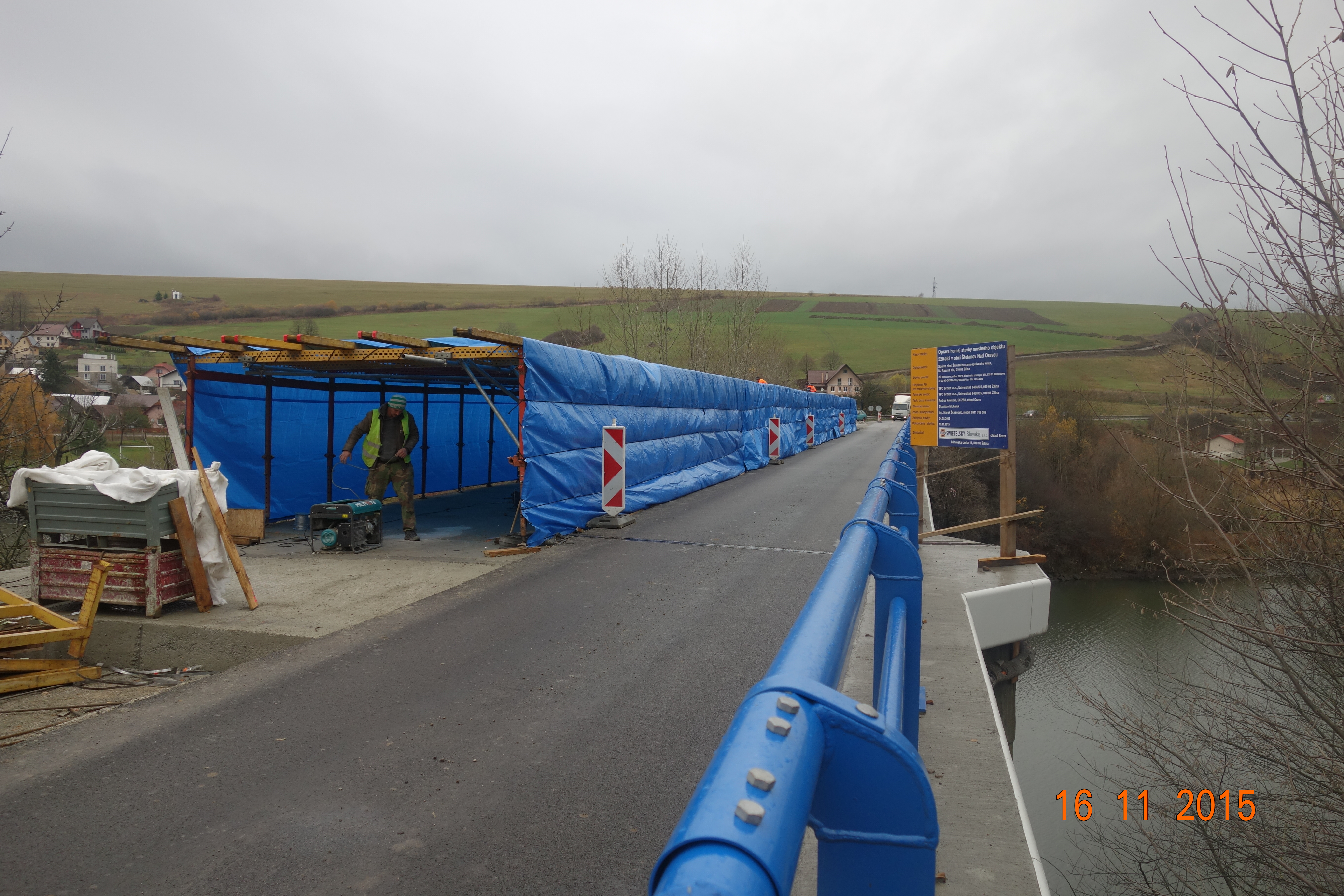 Modernizácia hornej stavby mostného objektu 520-053  podľa projektovej dokumentácie (84,50 m) - Edilizia stradale e costruzione di ponti