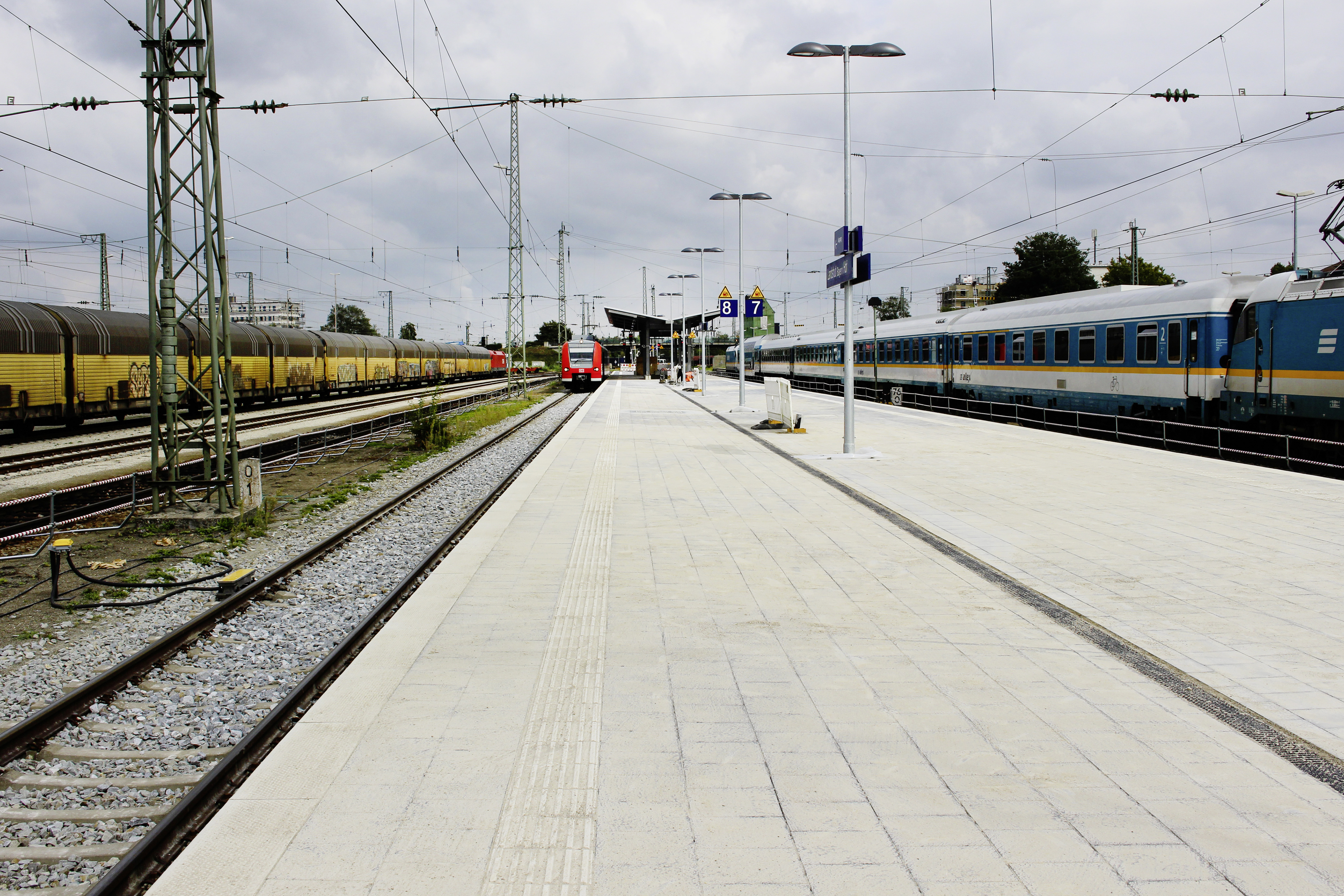 Bahnsteig, Landshut - Ingegneria civile