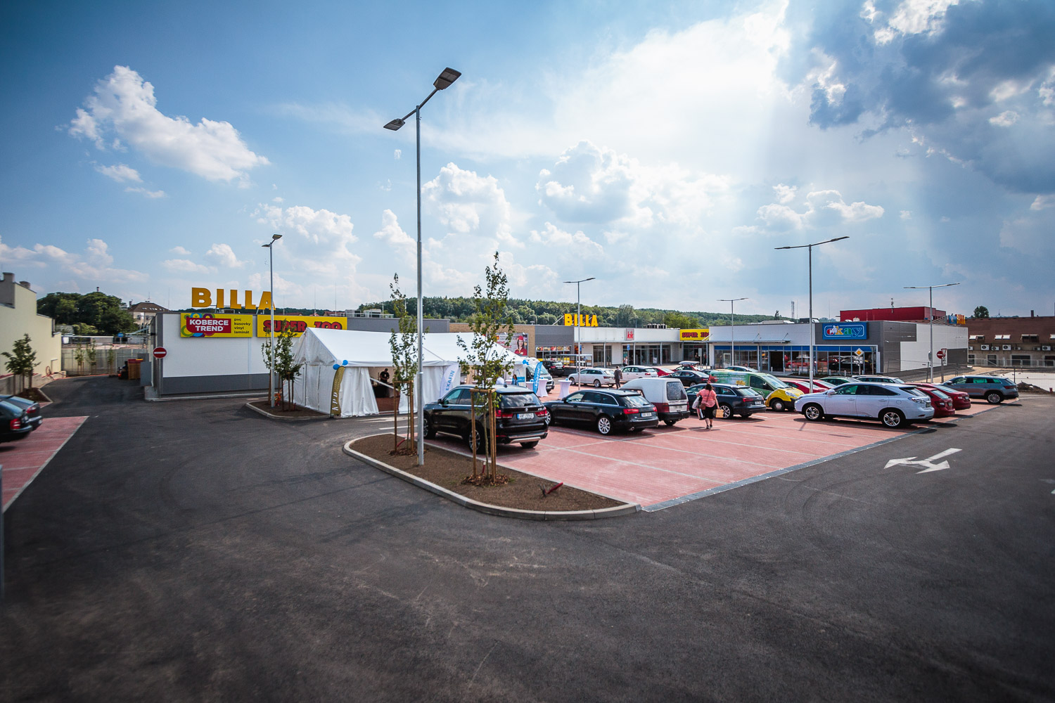 Praha 9 – Retail Park Poděbradská - Costruzione edilizia