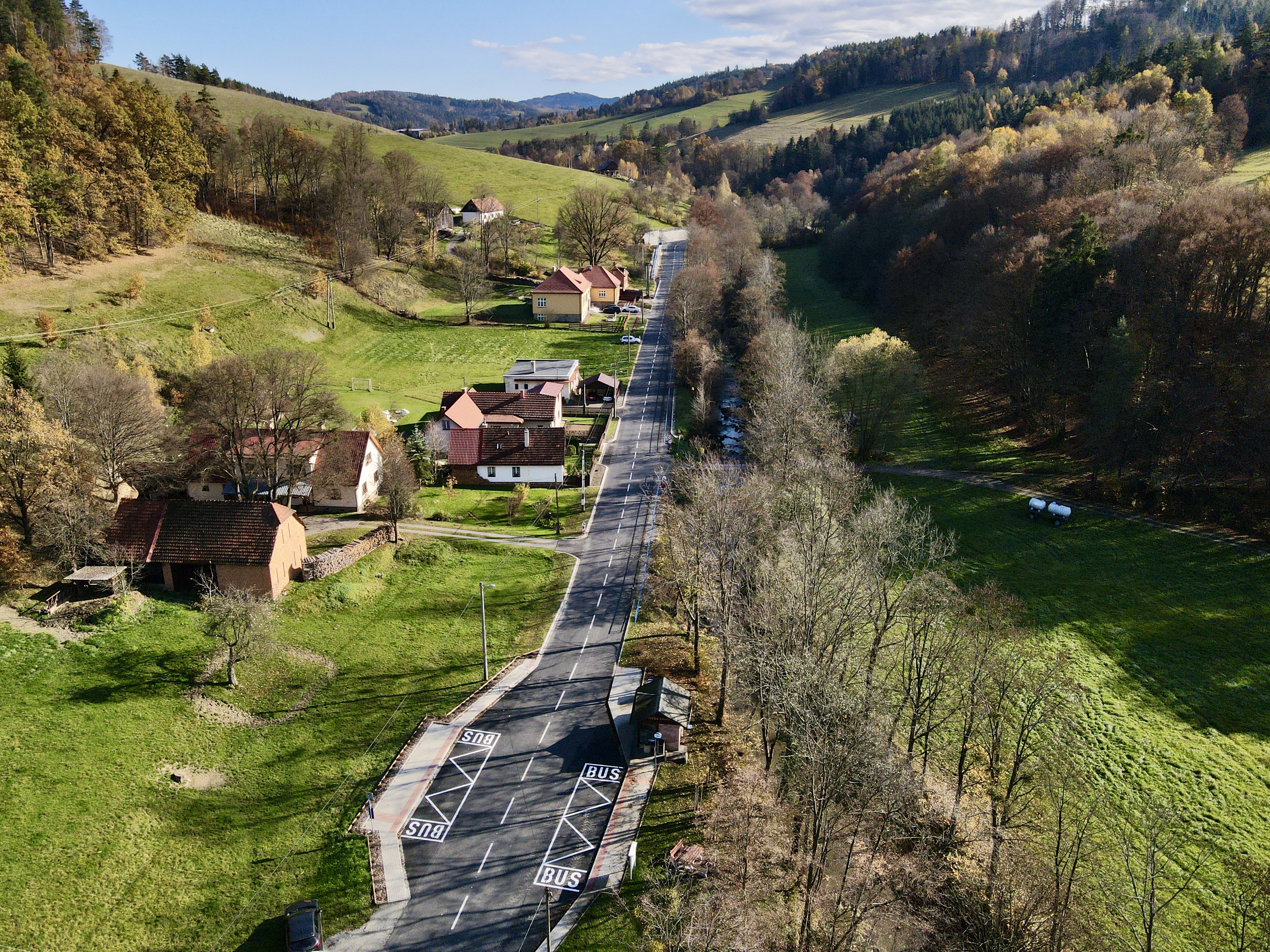 III/05726 – rekonstrukce úseku Velká Lhota – Valašská Bystřice - Edilizia stradale e costruzione di ponti