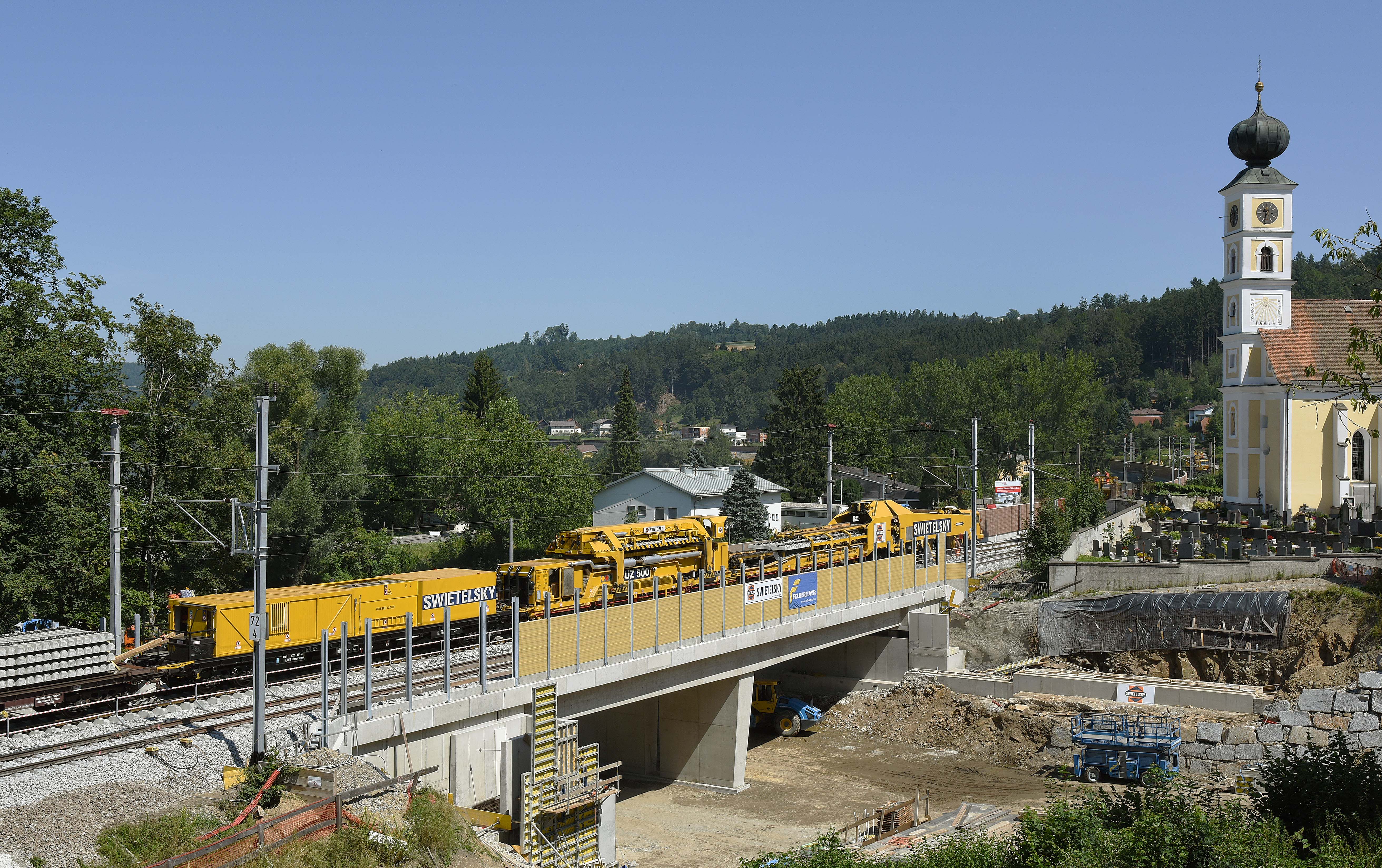 Umbau Bahnhof Wernstein - Edilizia ferroviaria