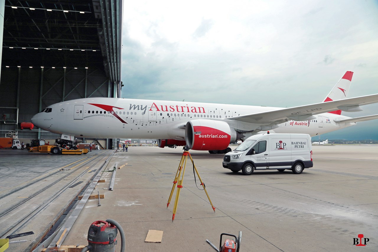 Instandsetzungsarbeiten Führungsschiene, Flughafen Wien - Edilizia ferroviaria Instandsetzungsarbeiten Führungsschiene, Flughafen Wien - Edilizia ferroviaria