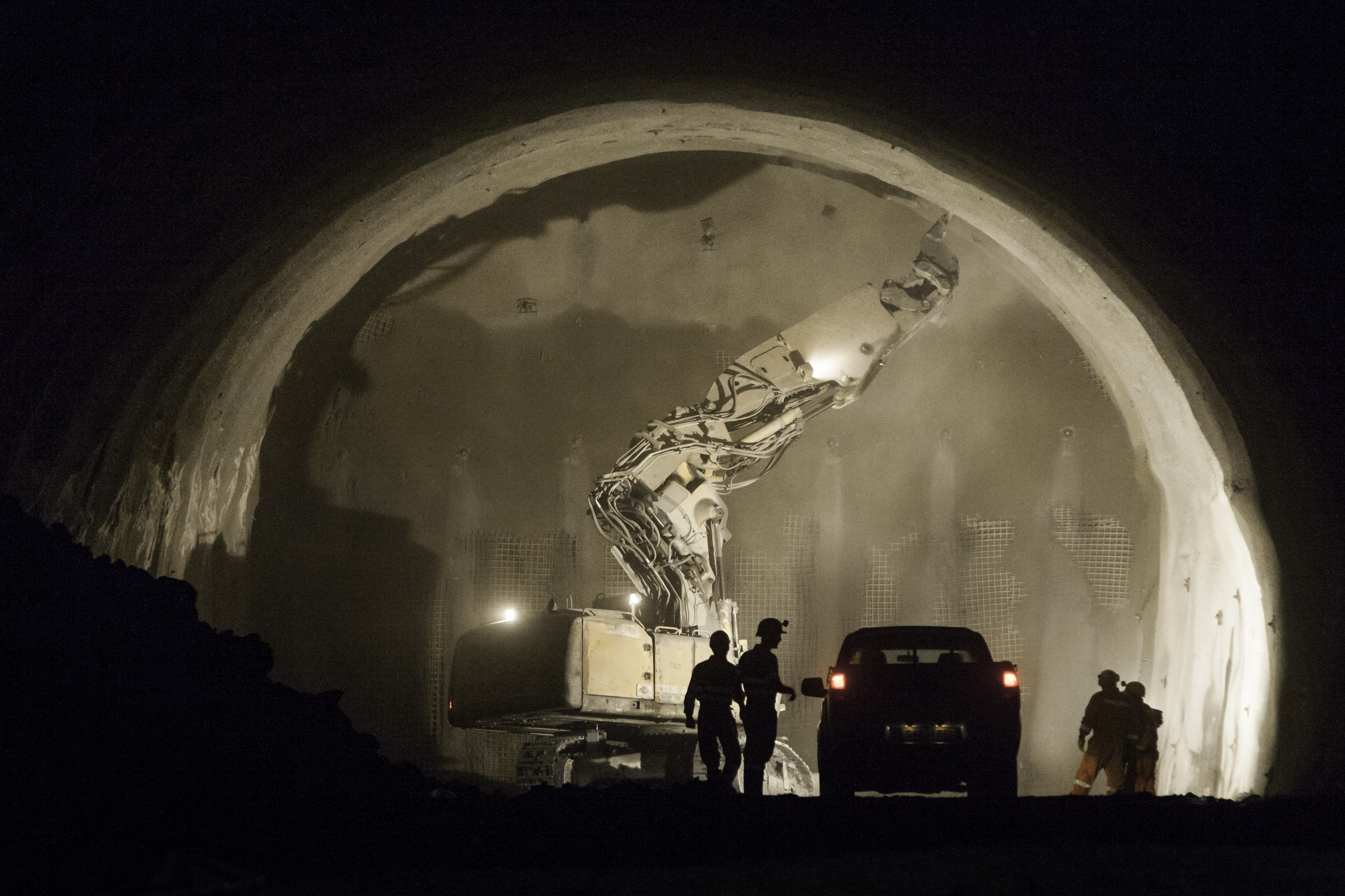 Brenner Basistunnel - Erkundungstunnel Wolf 2 - Costruzione di gallerie