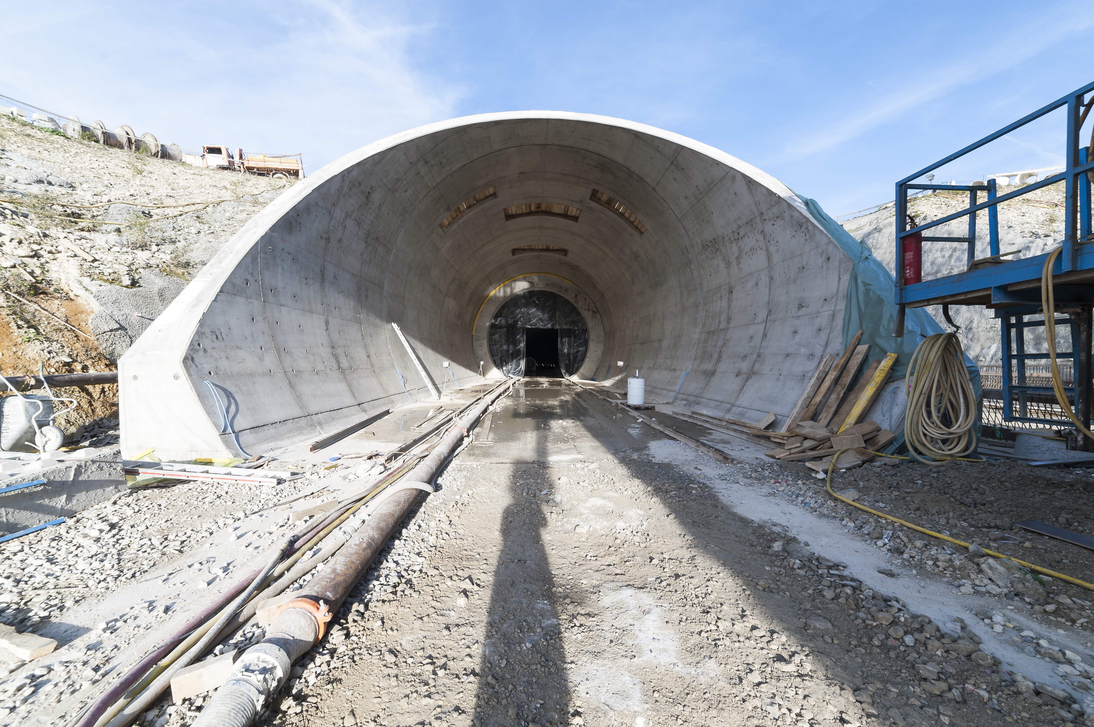 Tunnel Albaufstieg - Costruzione di gallerie