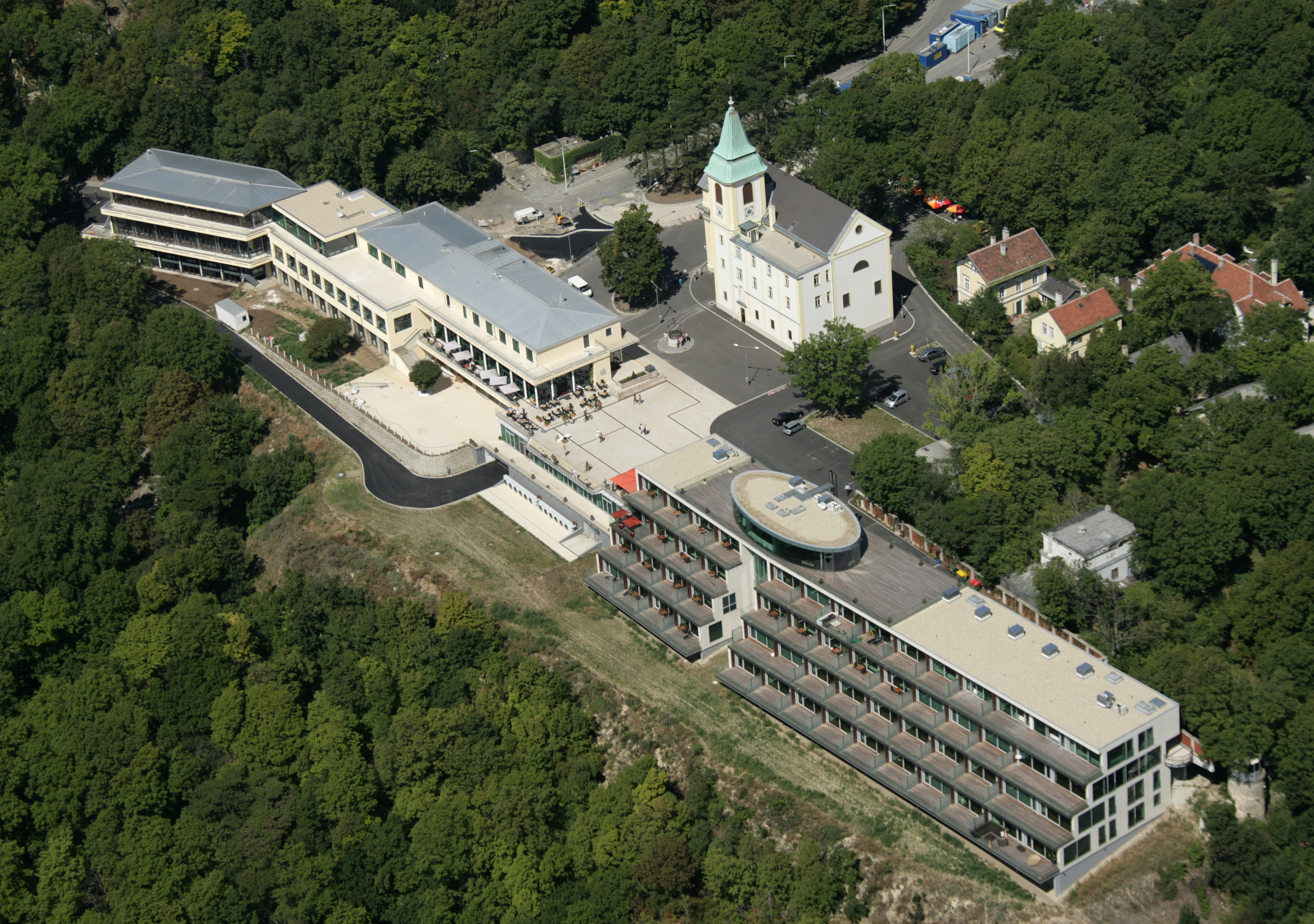 Hotel Kahlenberg - Costruzione edilizia