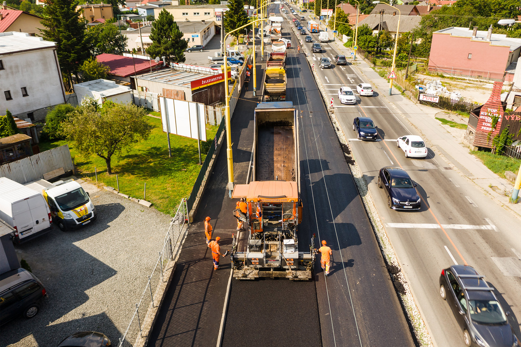 Výstavba ciest, Prešov-Lipníky - Edilizia stradale e costruzione di ponti