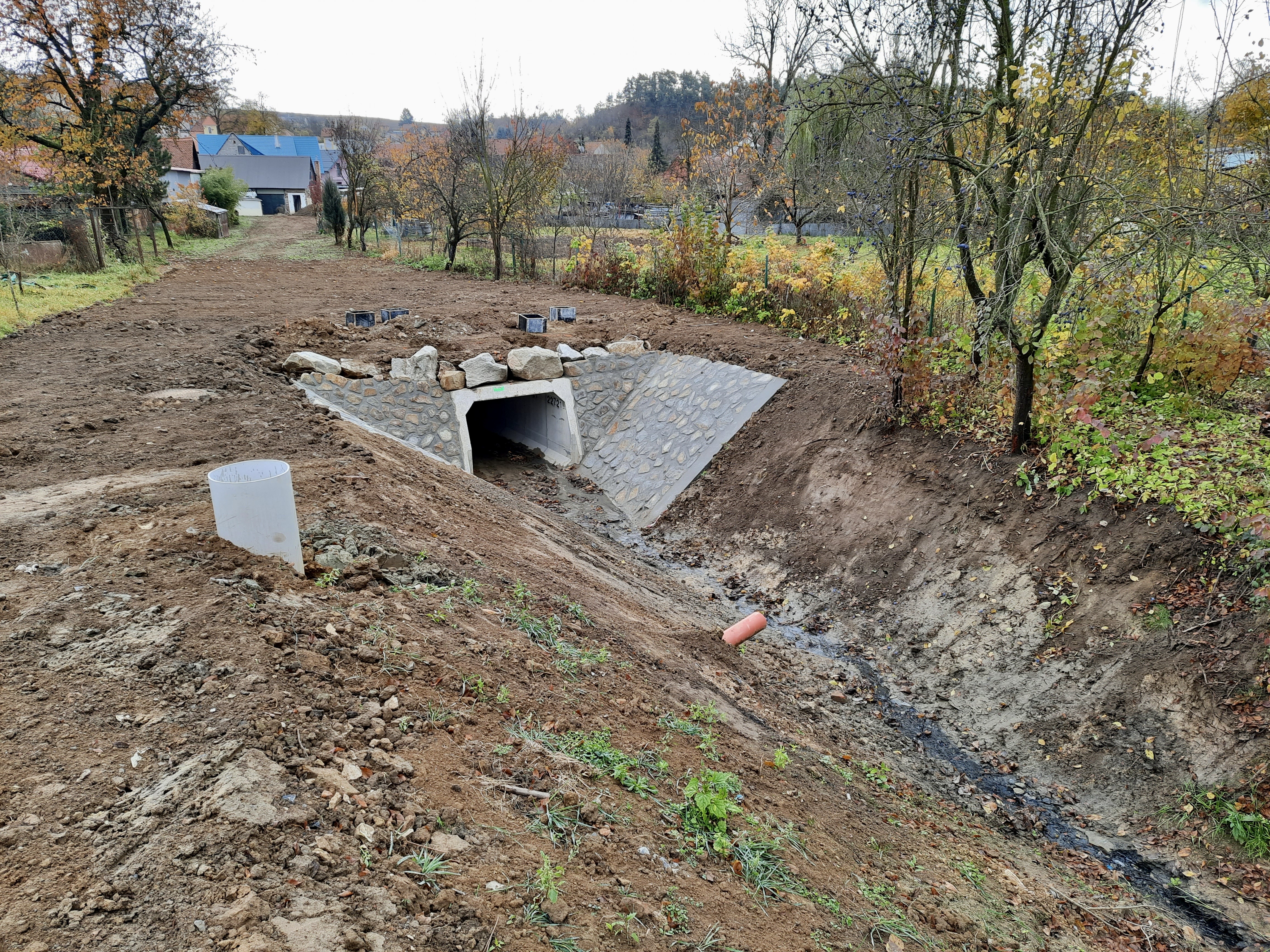 Ořechov a Vážany – vybudování společné ČOV - Ingegneria civile