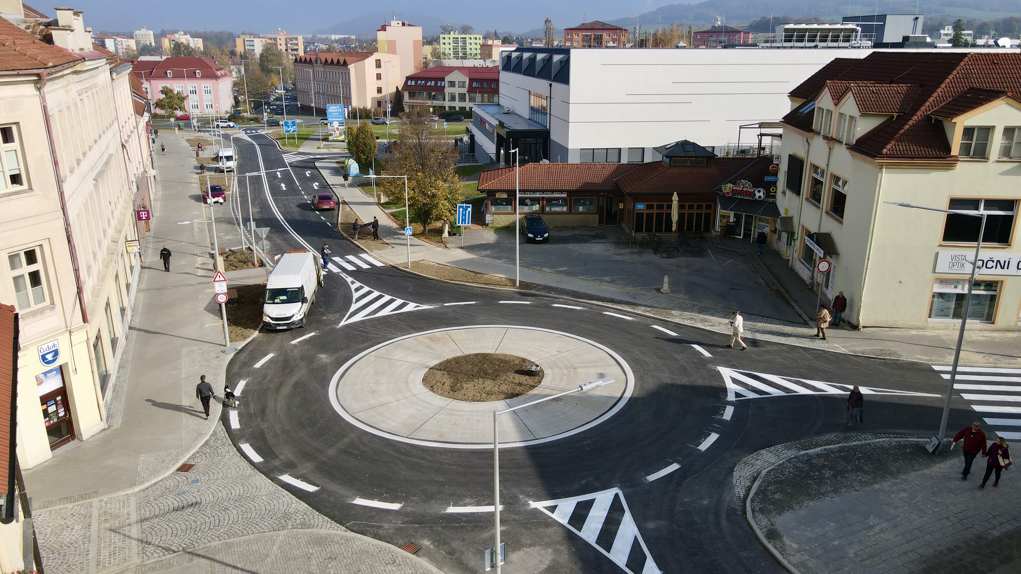 Nový Jičín – vybudování okružní křižovatky - Edilizia stradale e costruzione di ponti