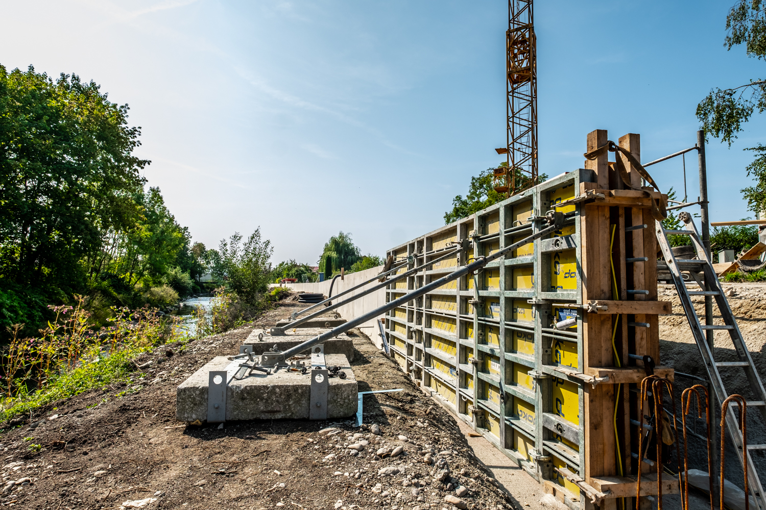 Hochwasserschutzanlage, Antiesen - Ingegneria civile