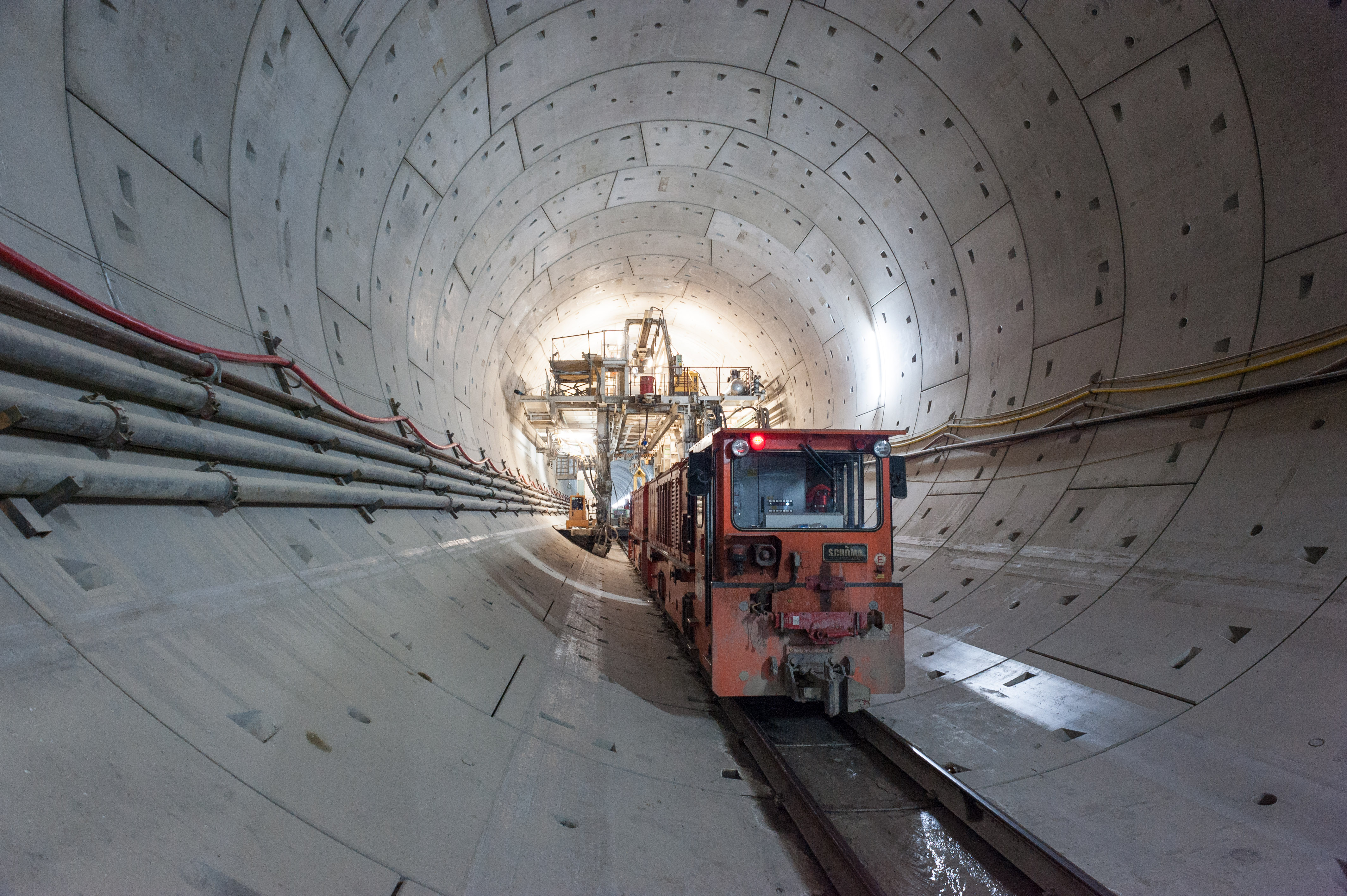 Tunnel Albaufstieg - Costruzione di gallerie