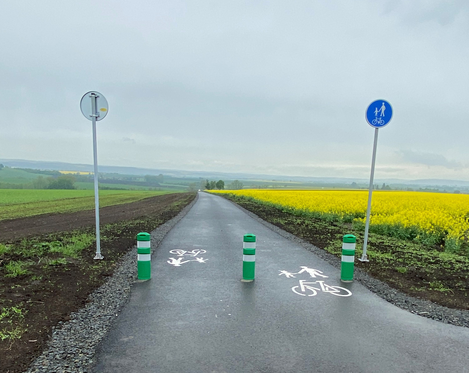 Klenovice na Hané – výstavba cyklostezky - Edilizia stradale e costruzione di ponti