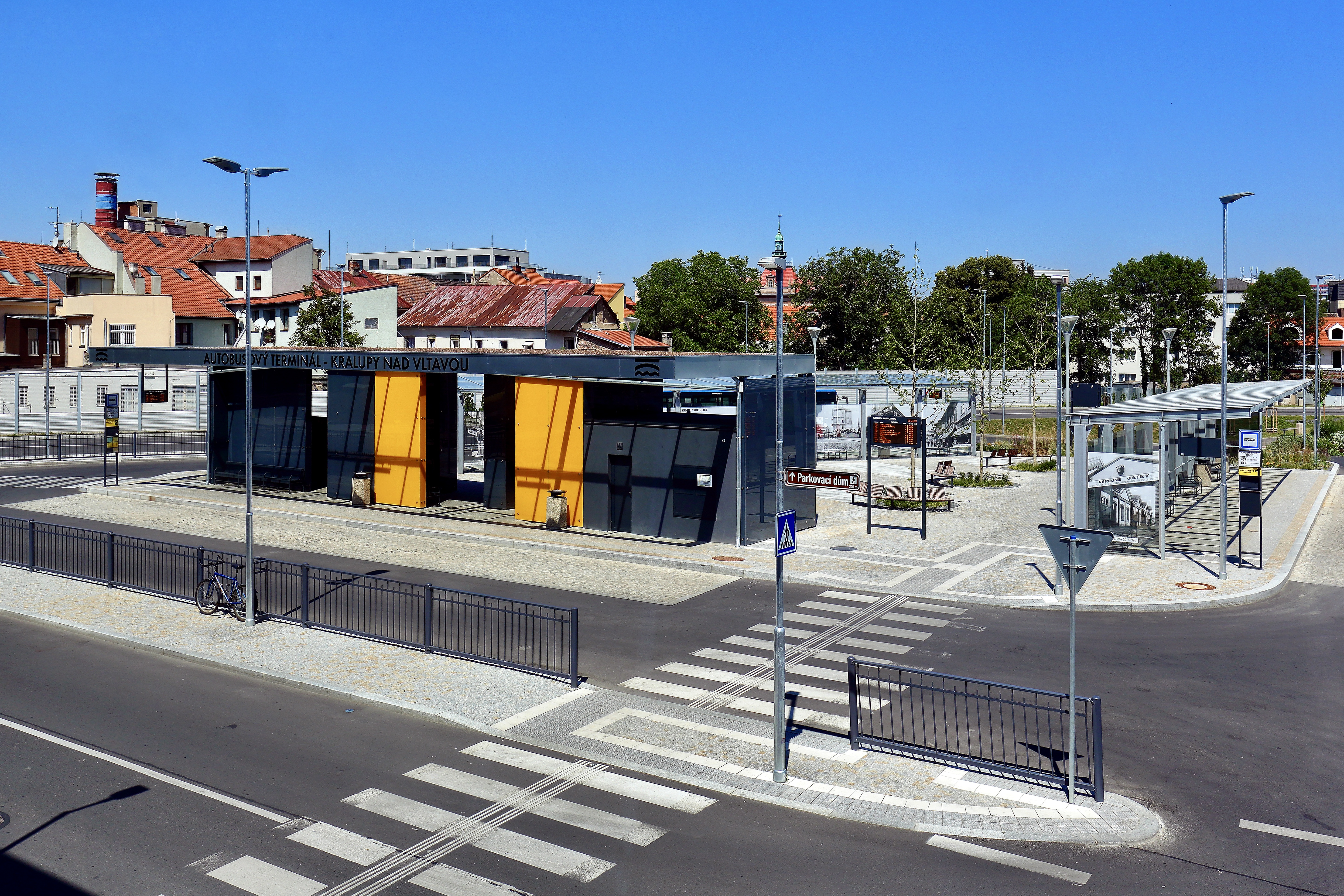 Kralupy nad Vltavou – terminál autobusového nádraží - Edilizia stradale e costruzione di ponti