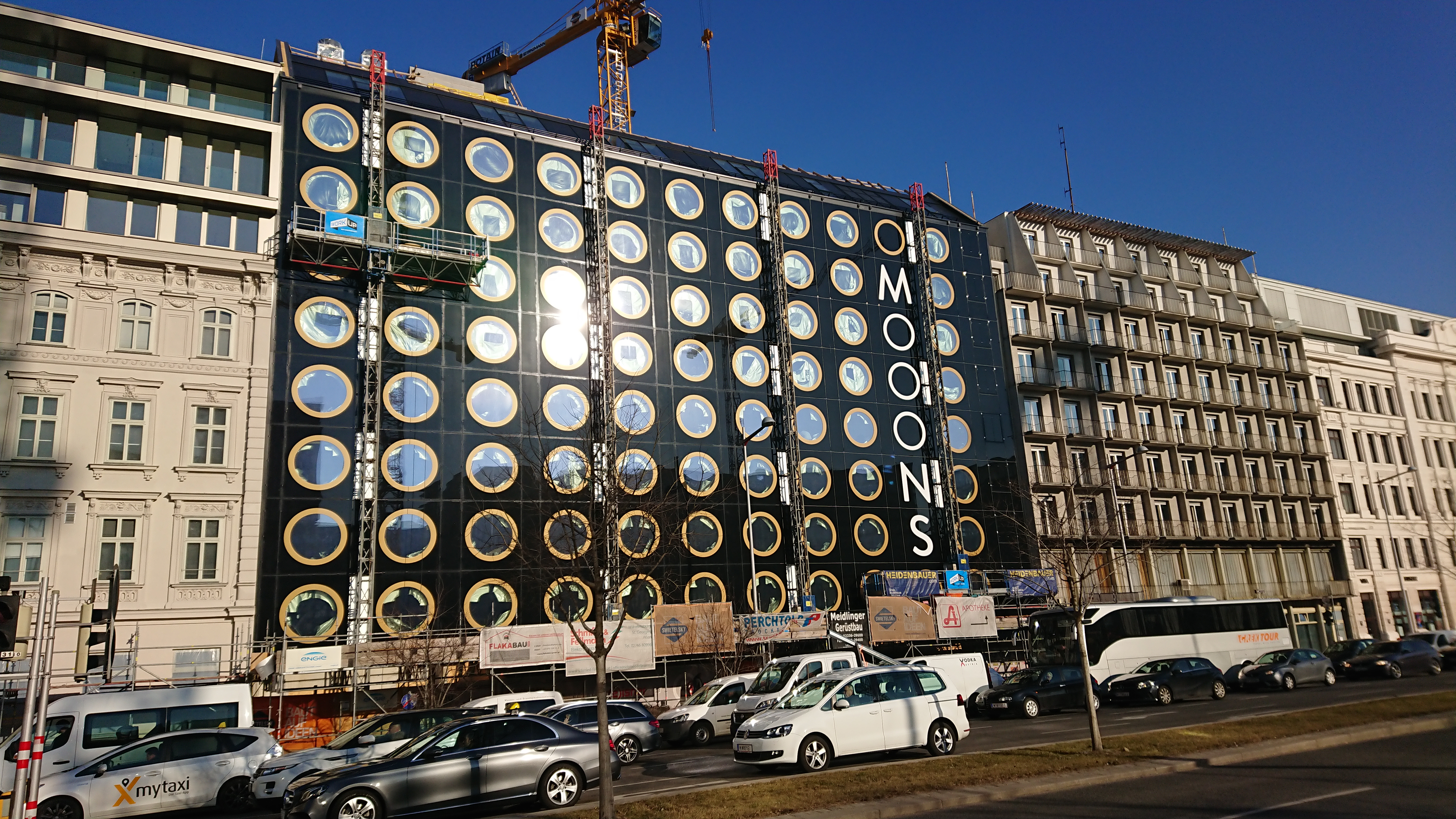 Hotelgebäude, Mooons, Wien - Costruzione edilizia