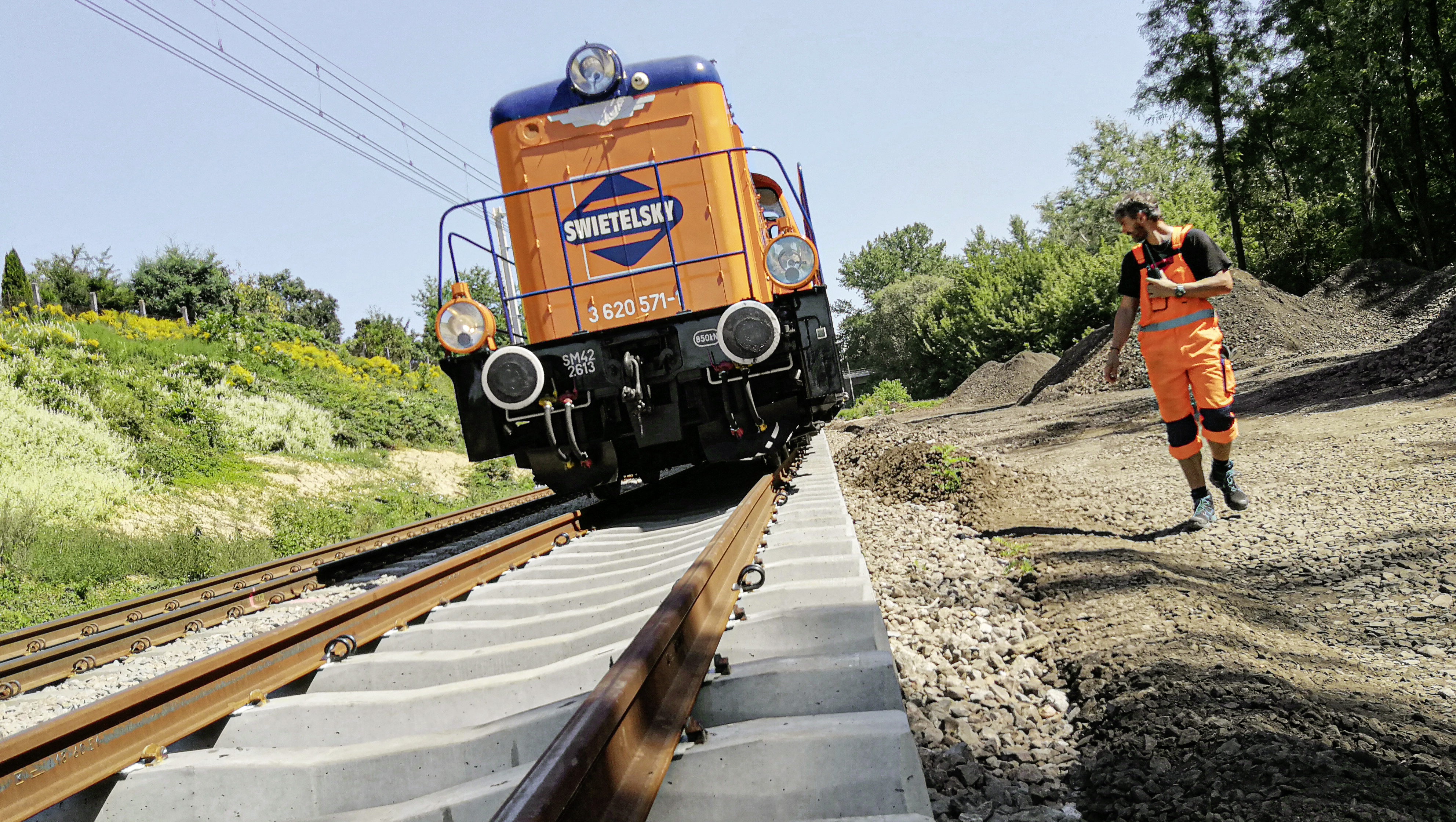 Prace budowlane na torze kolejowym, Railway 95 - Edilizia ferroviaria