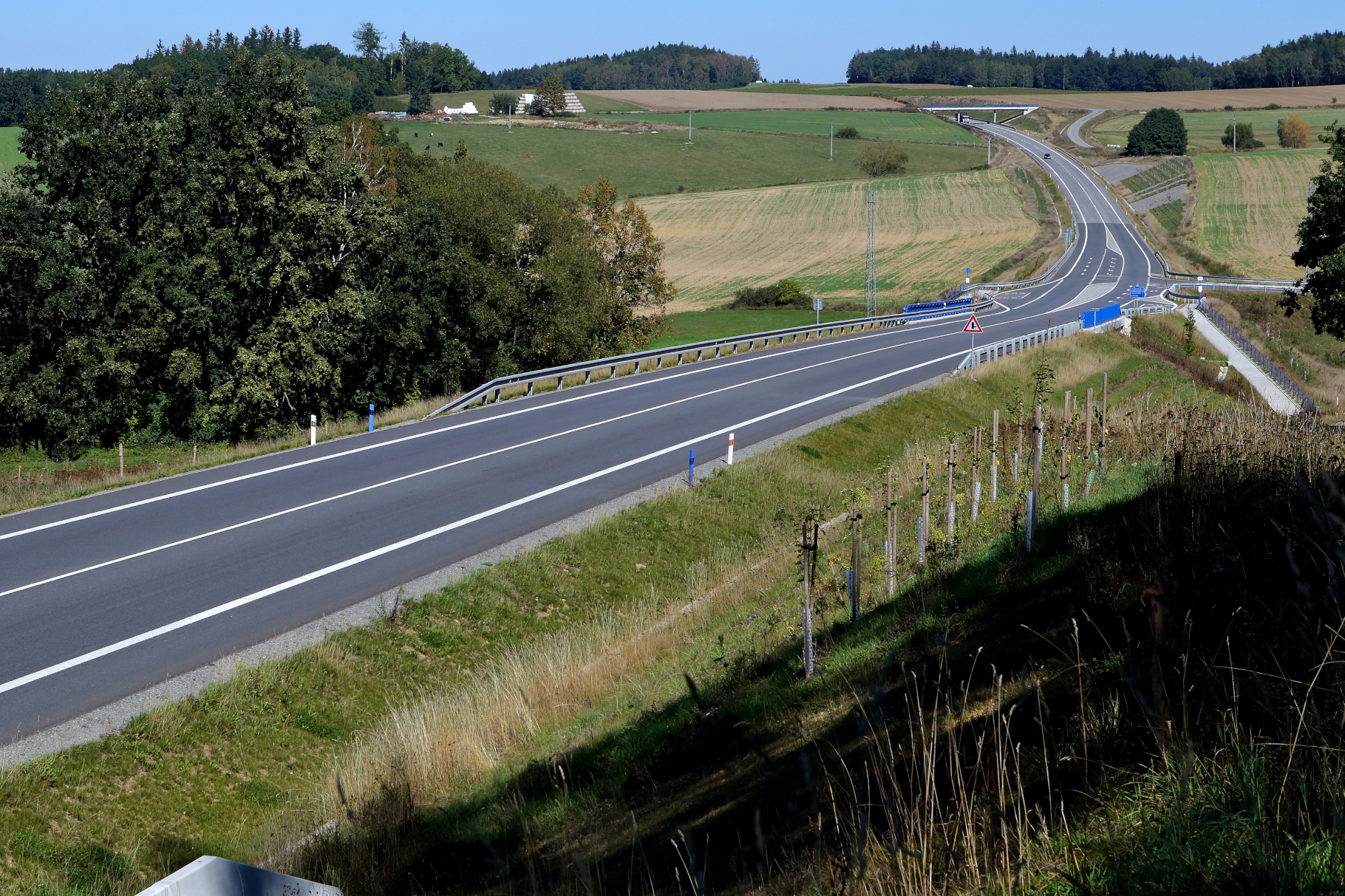 Silnice I/34 – výstavba úseku Ondřejov–Božejov–Pelhřimov - Edilizia stradale e costruzione di ponti
