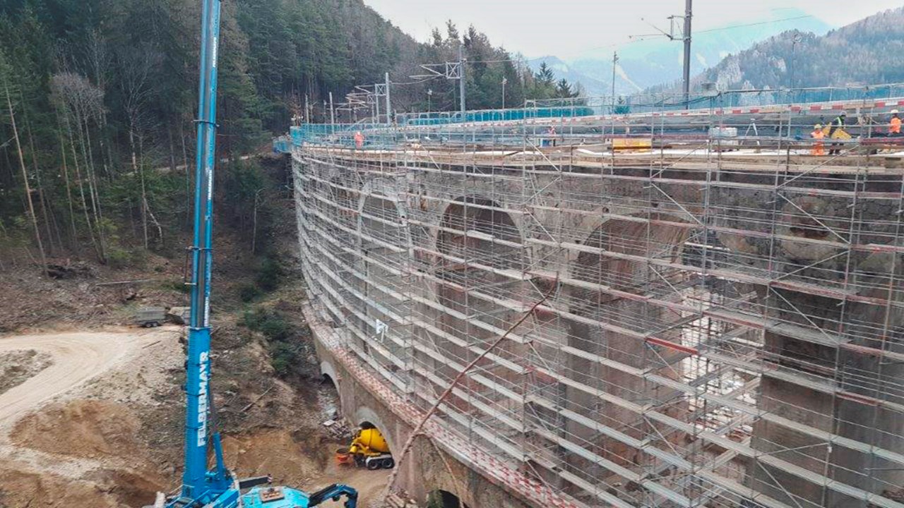 Brückenbau, Gamperl-Viadukt, Semmering - Edilizia stradale e costruzione di ponti Brückenbau, Gamperl-Viadukt, Semmering - Edilizia stradale e costruzione di ponti