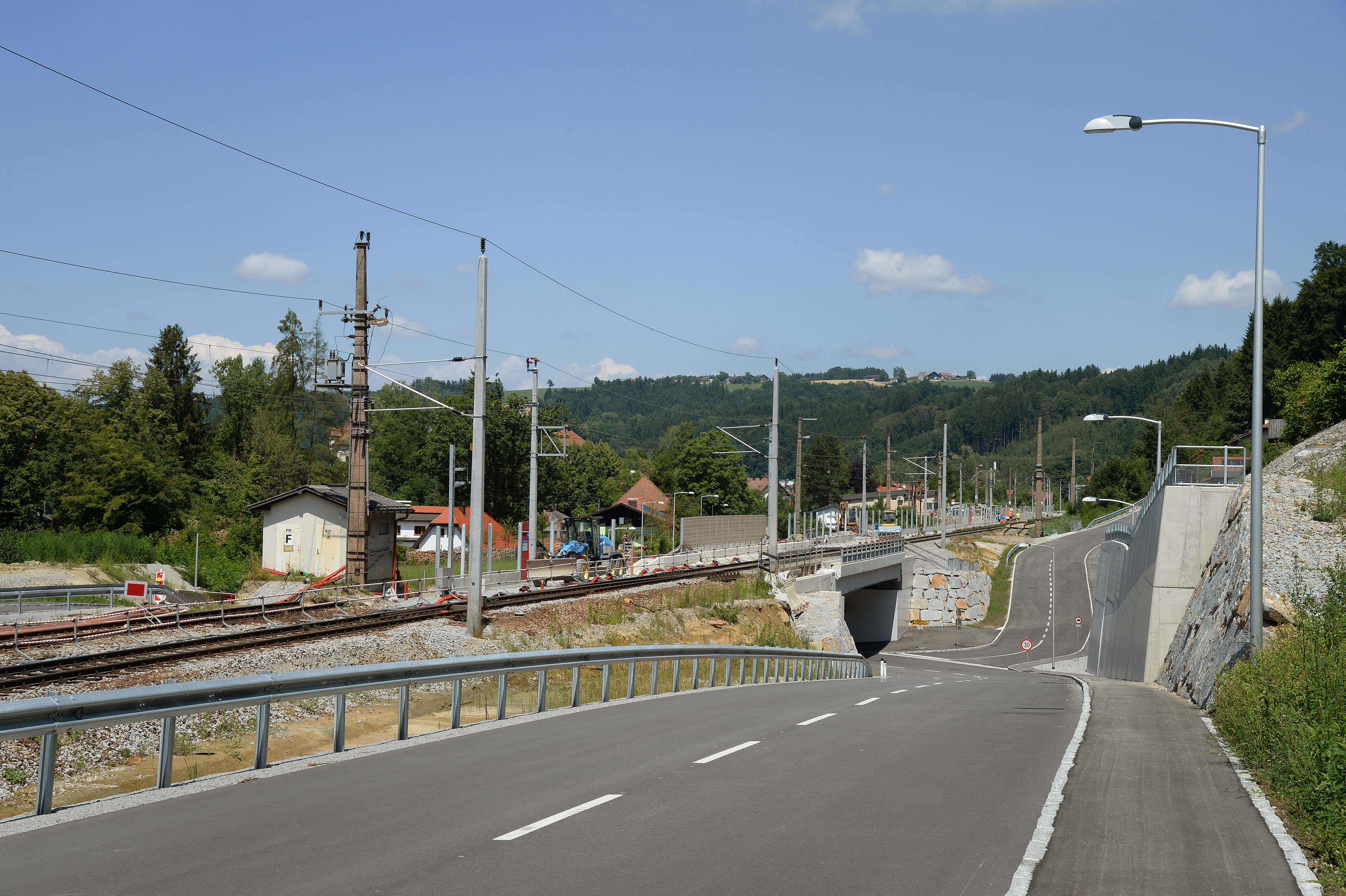 Umbau Bahnhof Wernstein - Edilizia ferroviaria