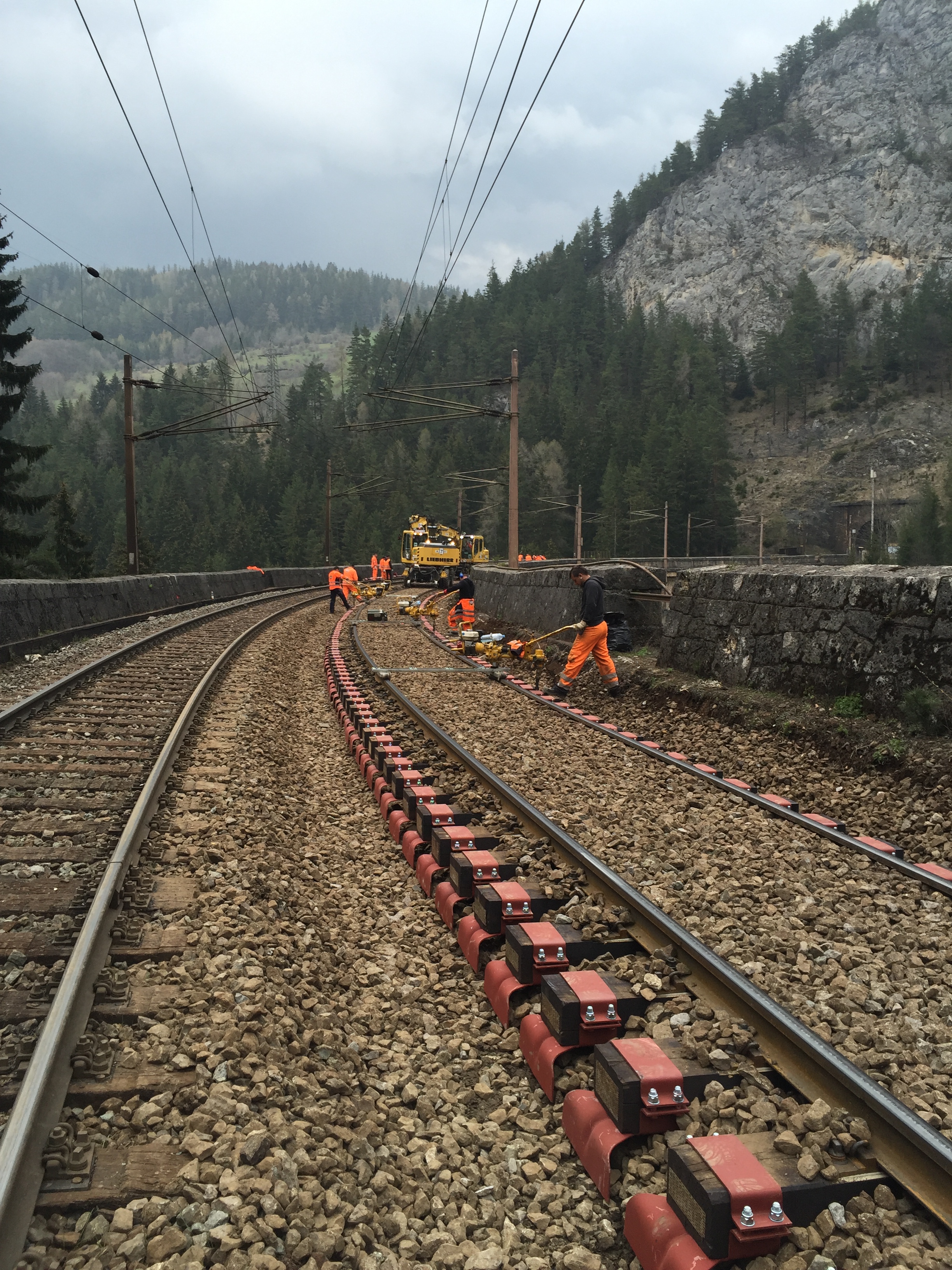 Gleisneulage Semmering - Edilizia ferroviaria